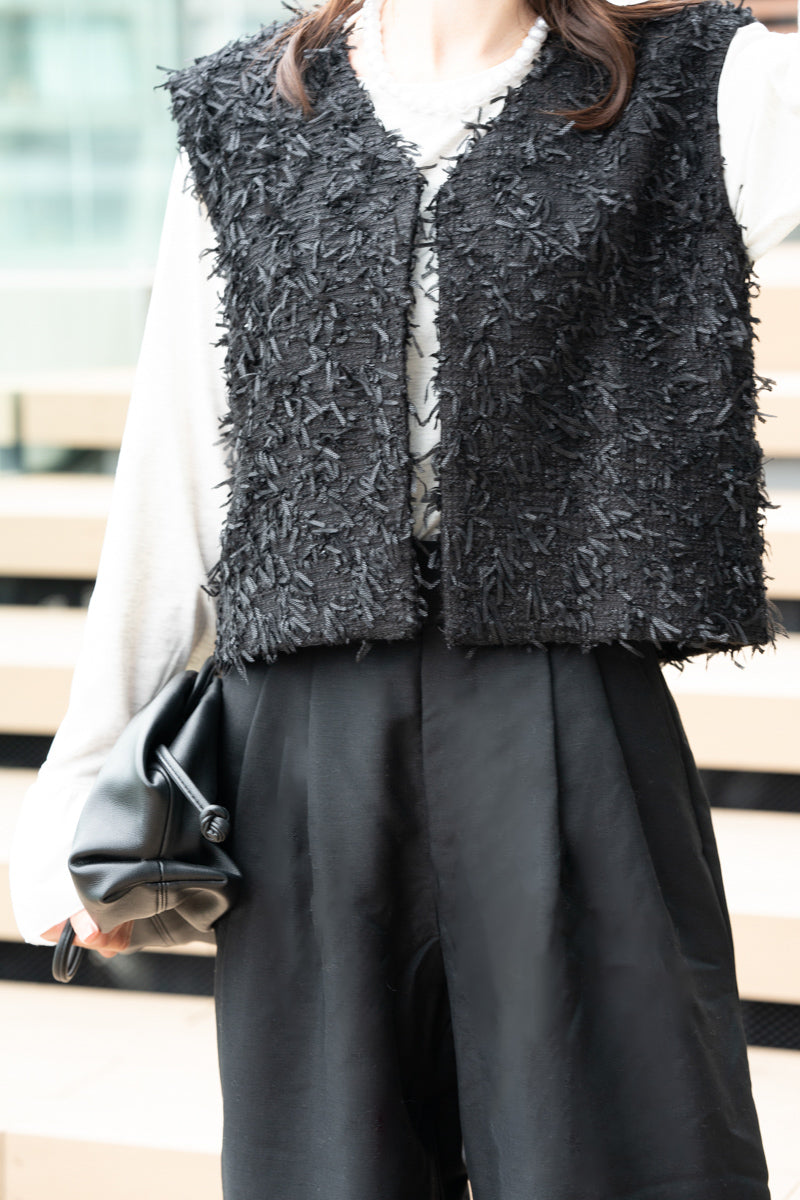 即納品 gilet  BLACK SWAN(ブラックスワン）